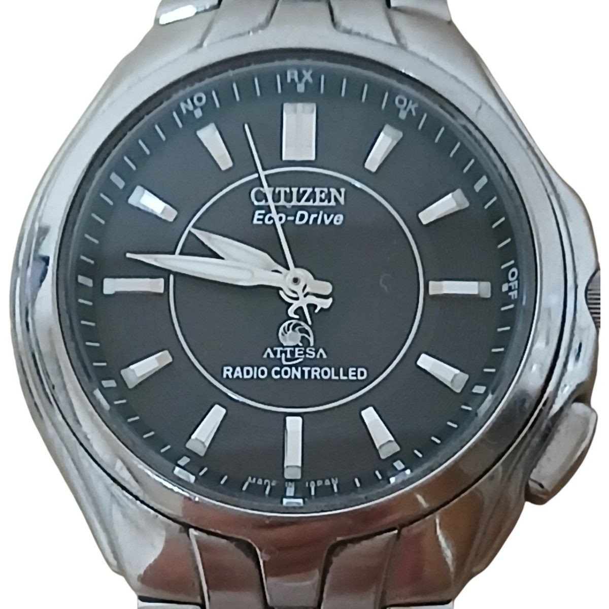 Citizen Attesa H330-T007635 Solar-Powered Titanium Black