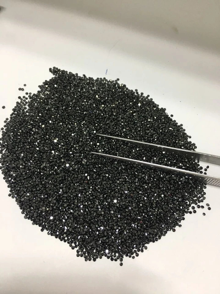Loose BLACK Moissanite Diamond LOT 1.50 MM D , IF 70 PCS Approx. Certified