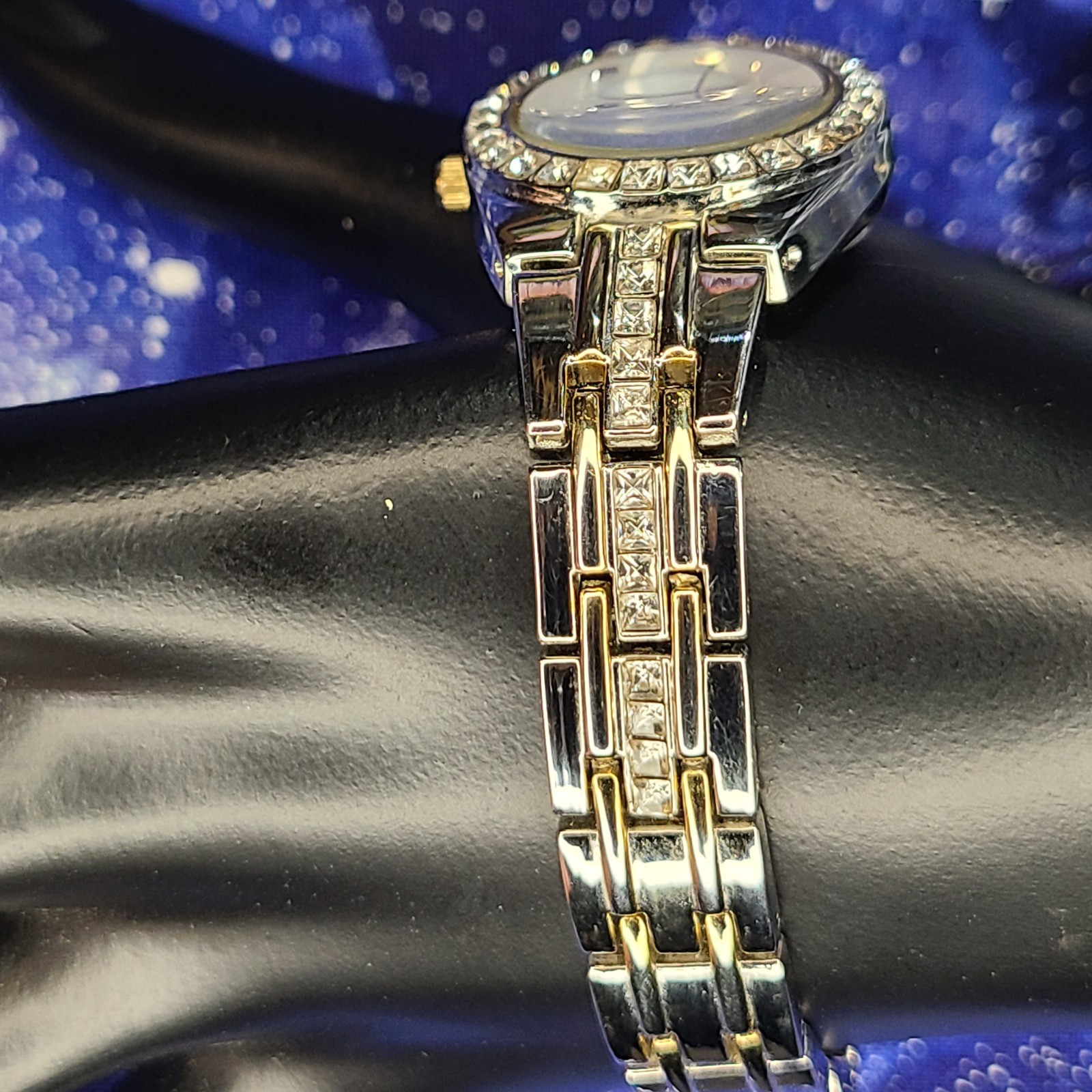 Vtg Disney Tinkerbell Couture Crystal Dress Watch MOP Face Ready To Wear | Video