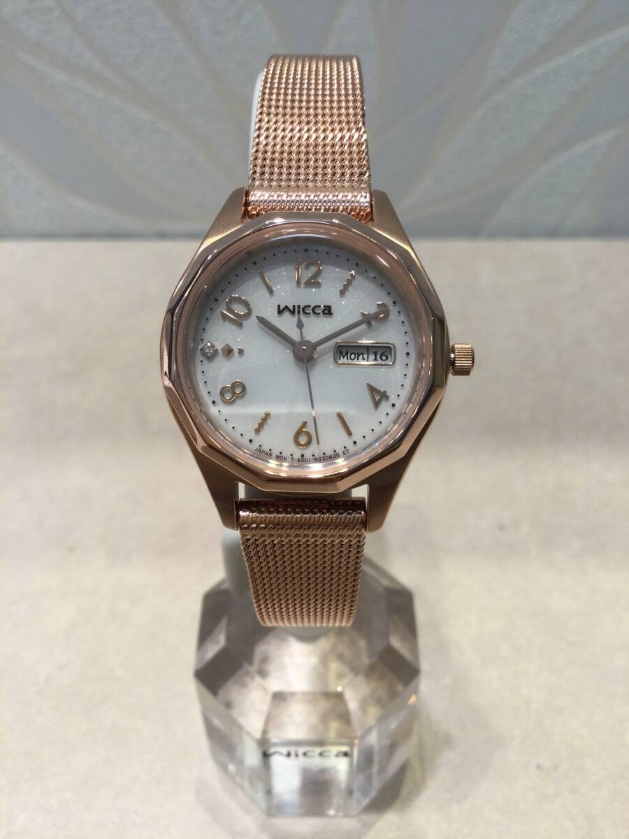 NEW Wicca Ladies Solar Watch KH3 568 15 Pink Gold