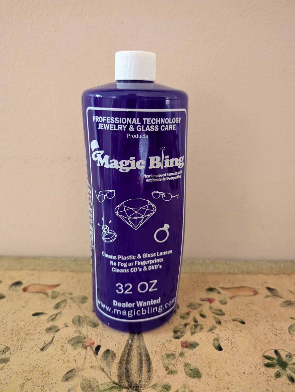 Magic Bling Jewelry & Glass Care Improved Formula With Antibacterial Properties