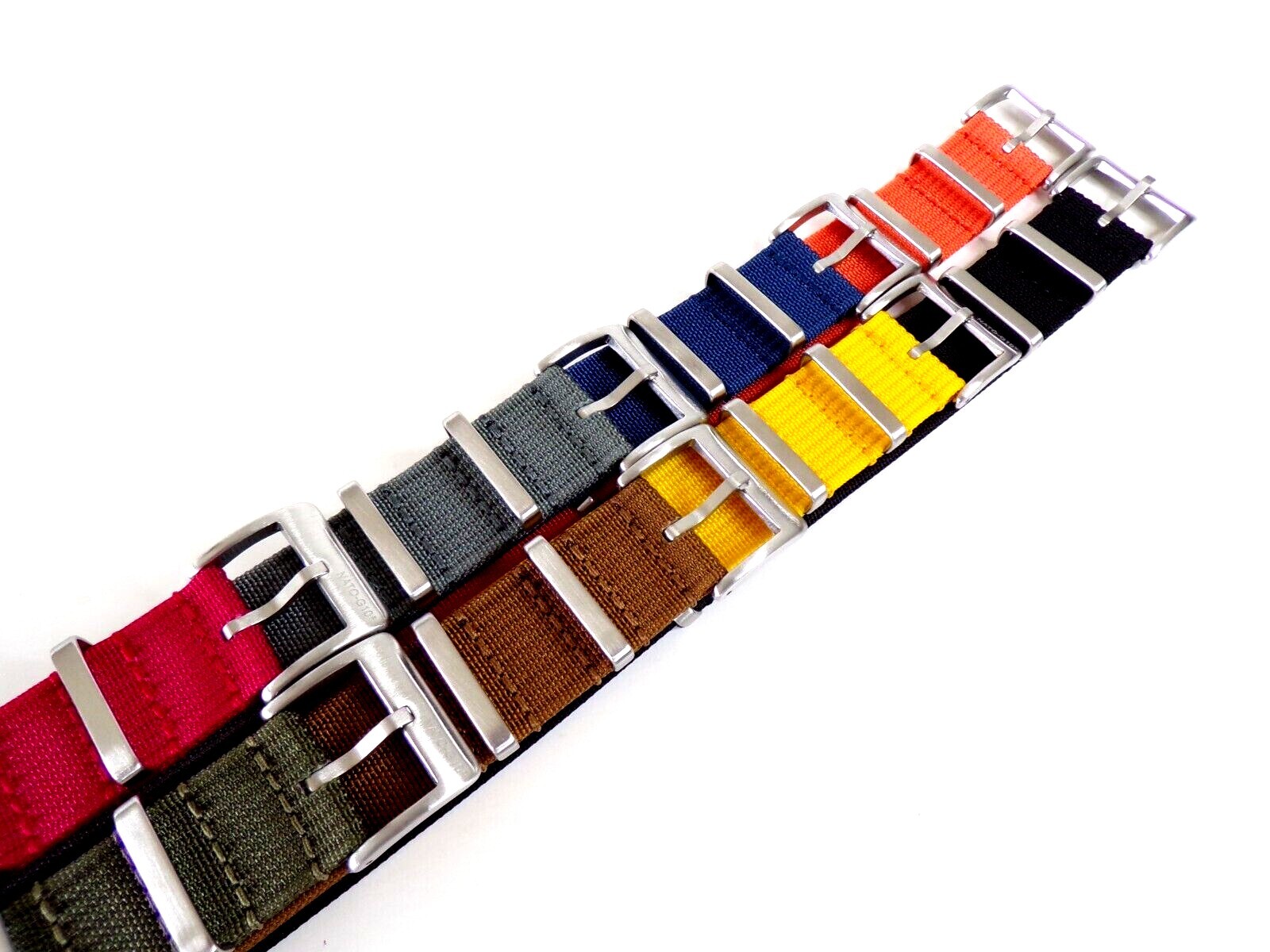 NATO G10 ® NEW RIBBED WR Nylon military RAF watch band Pilot strap IW SUISSE usa