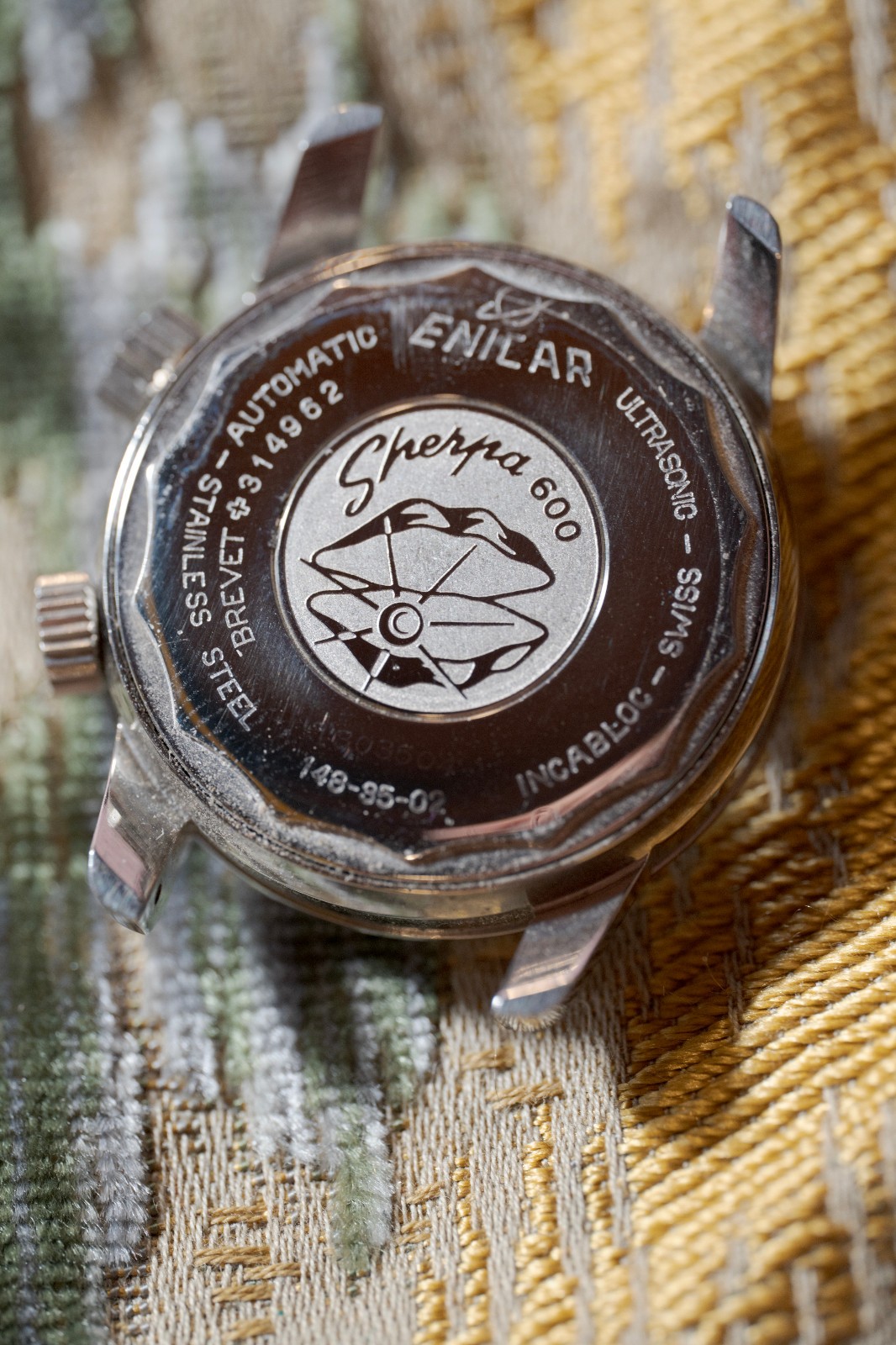 Vintage Enicar Sherpa Jet GMT Ref. 148-35-02 EPSA Compressor Original Crowns