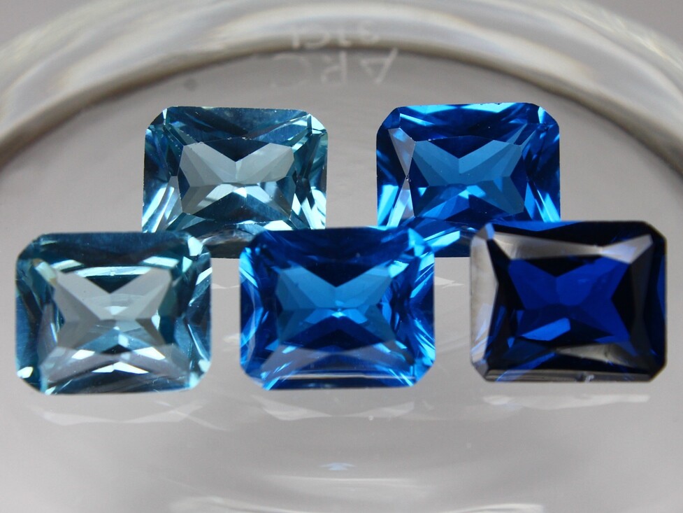 Lab Created Blue Spinel AAA Synthetic Loose Gemstone Colours Sapphire Aquamarine