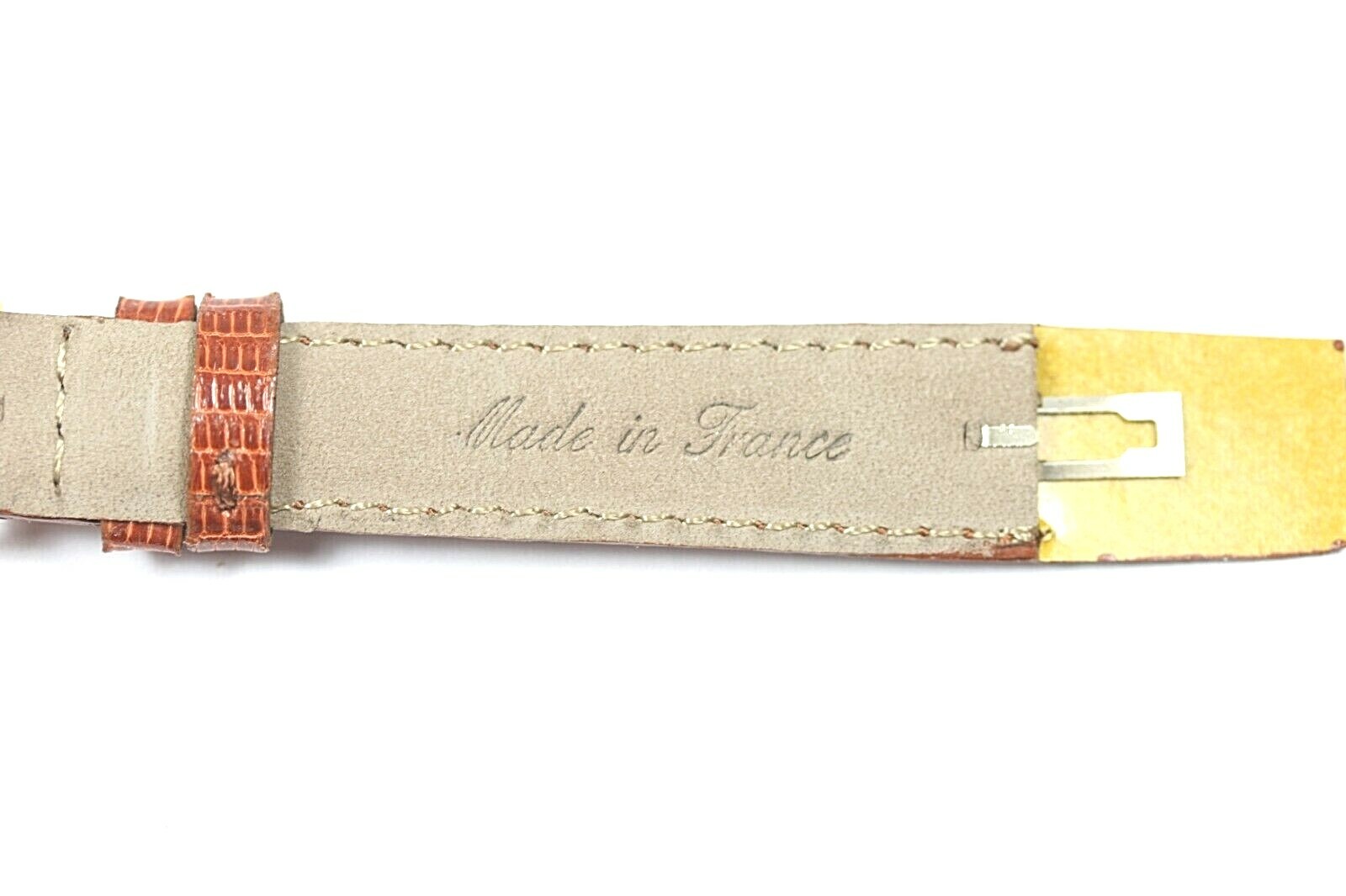 12MM HAND MADE OPEN ENDED GENUINE LIZARD WATCH STRAP FROM ZRC FRANCE RRP £47.00