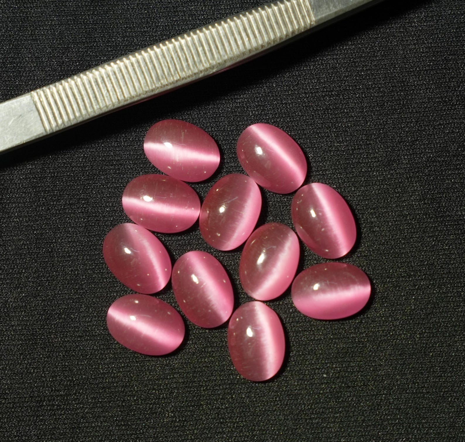 Natural Pink MonaLisa Gemstone Oval Cabochon 5x7mm to 20x25mm Loose Gemstone