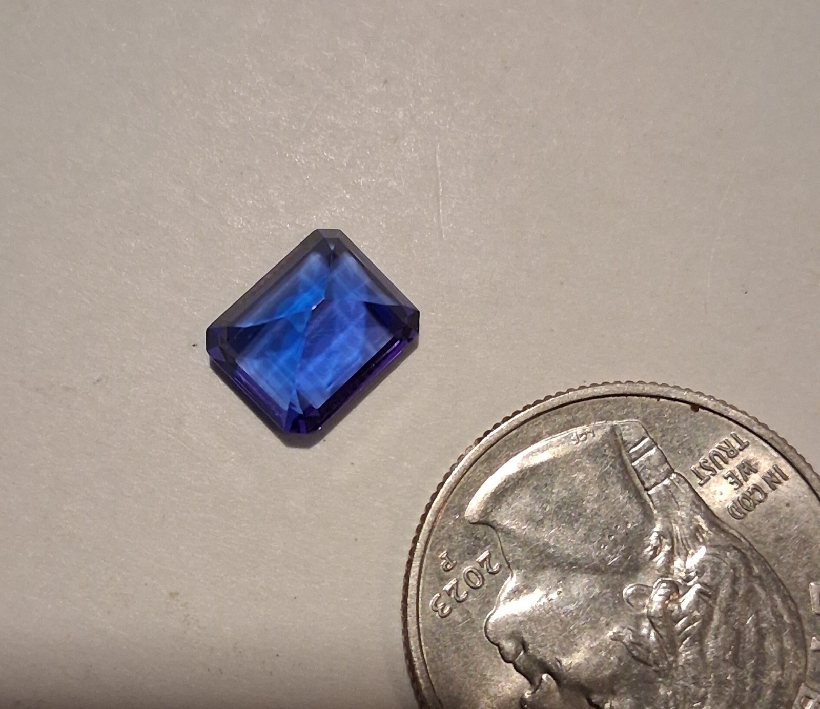 Jtv 3.25 Ct Min 8x10mm Emerald Cut Tanzanite Loose Gemstone…