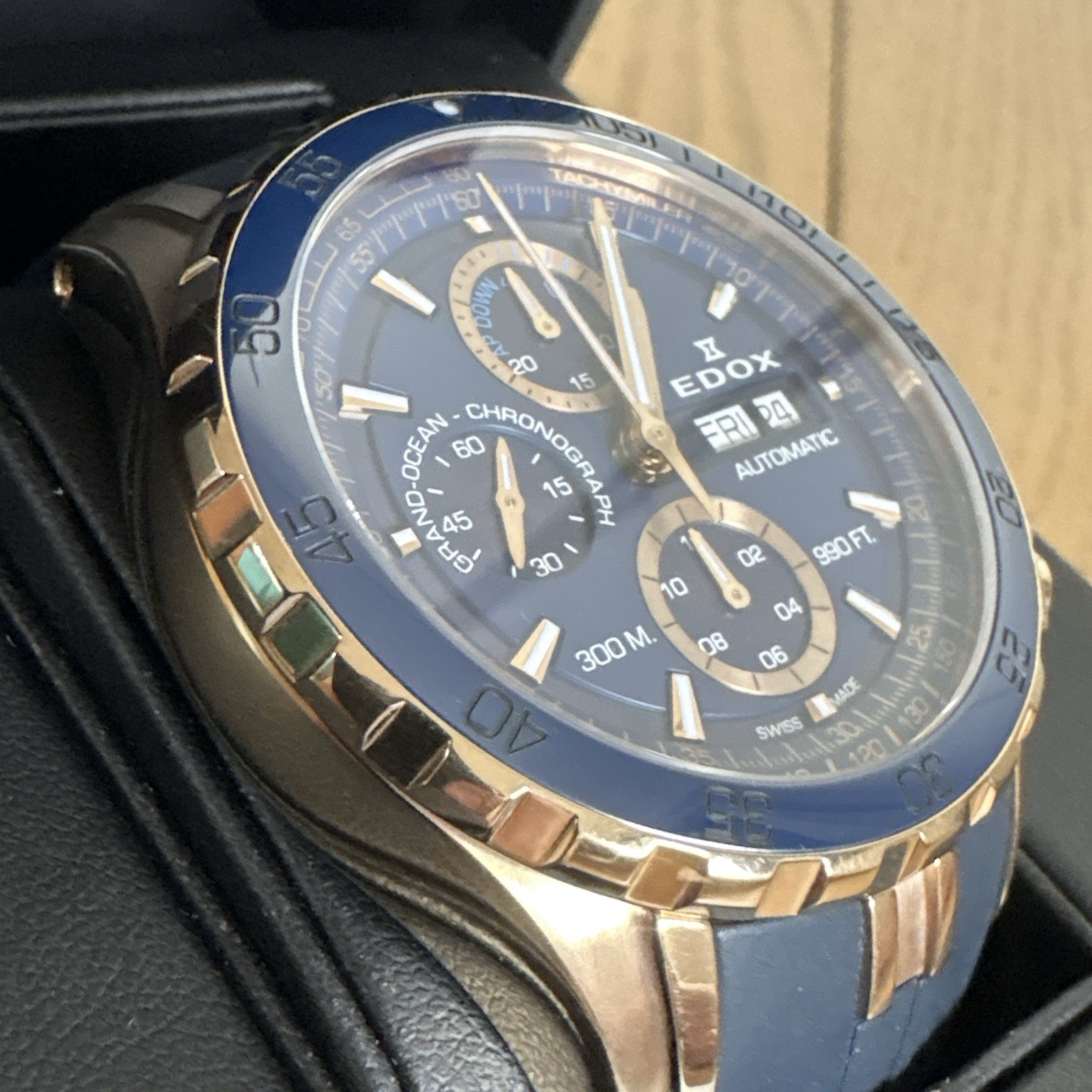 EDOX Grand Ocean 01123-37RBU5-BUIR5, Pre-owned