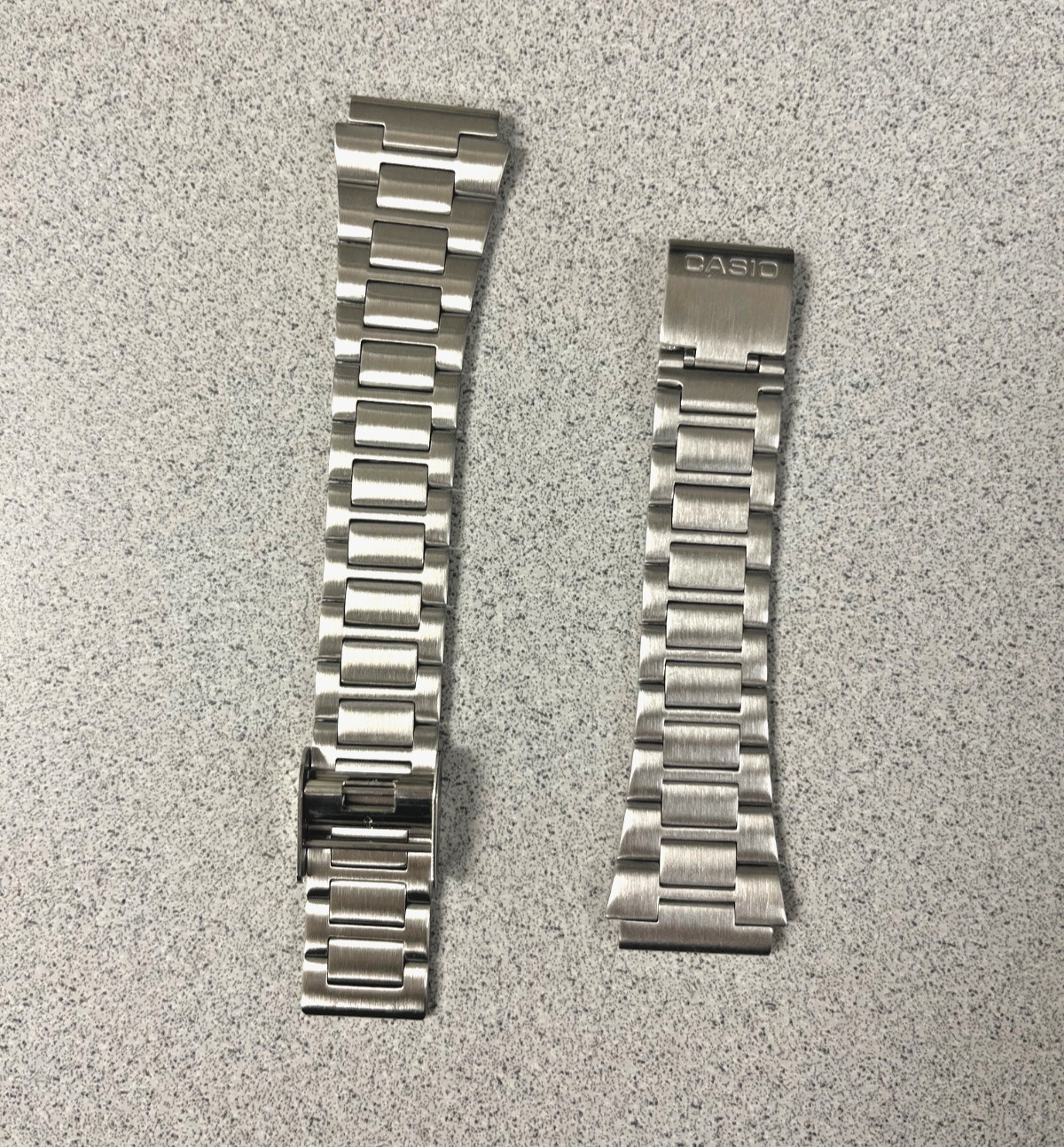 Casio OEM A158 A164 A168 Original Bracelet Stainless Steel Replacement Band NEW
