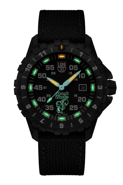 Luminox F-117 Nighthawk X Skunk Works Black Dial Nylon Band Men’s Watch XA.6442