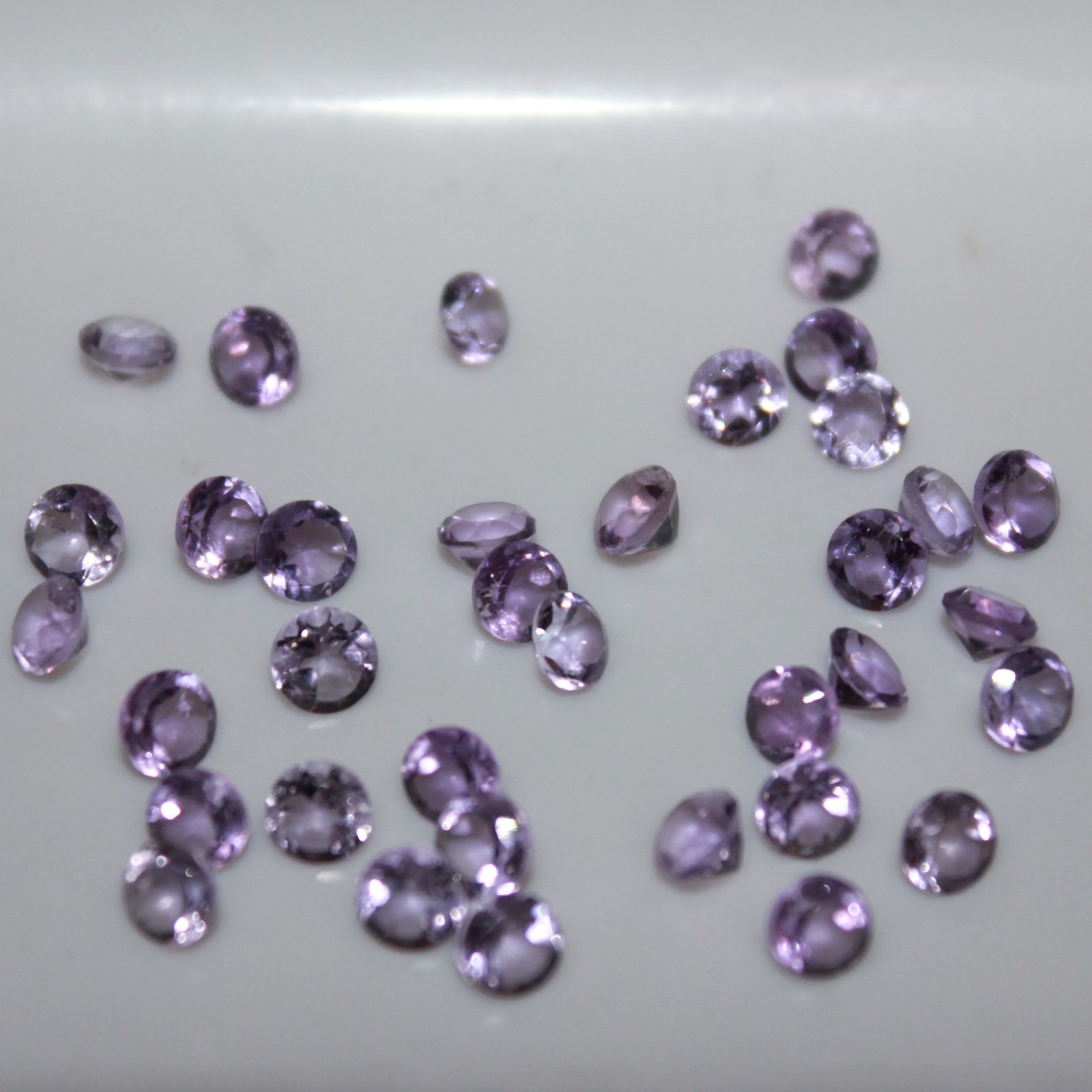 Lavender Amethyst 4mm Round Faceted Loose Gemstone(s)