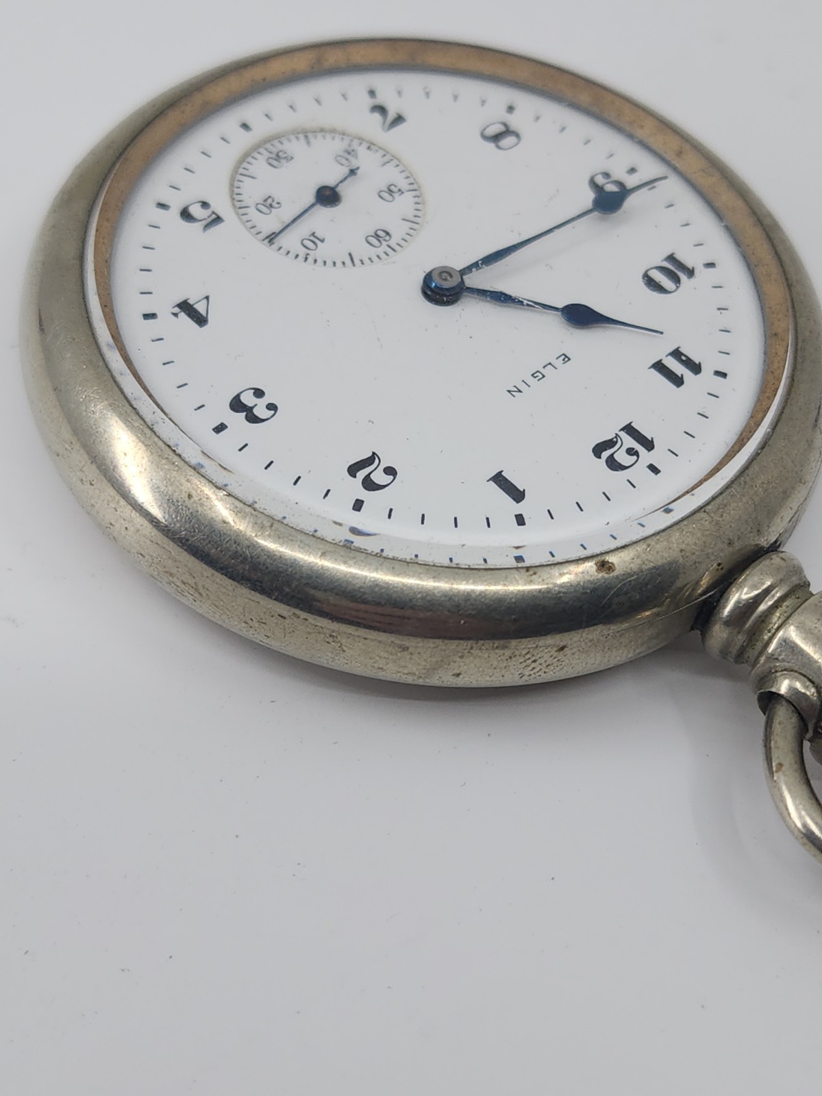 1920 Elgin Model 7 7j Size 16s Grade 291 Open Face Pocket Watch – Repair