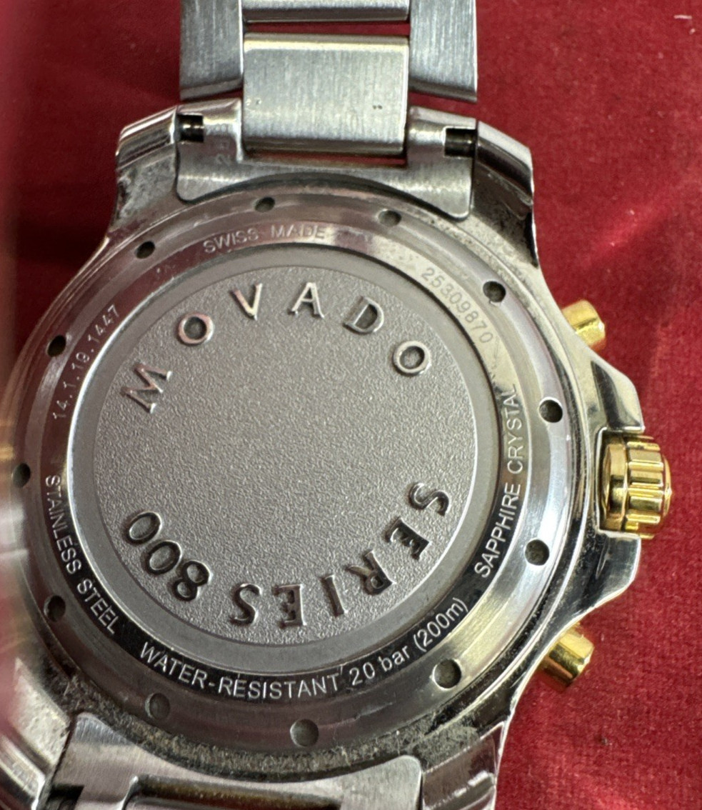 MOVADO SERIES 800 CHRONOGRAPH TWO-TONE MEN’S 42MM 2600146