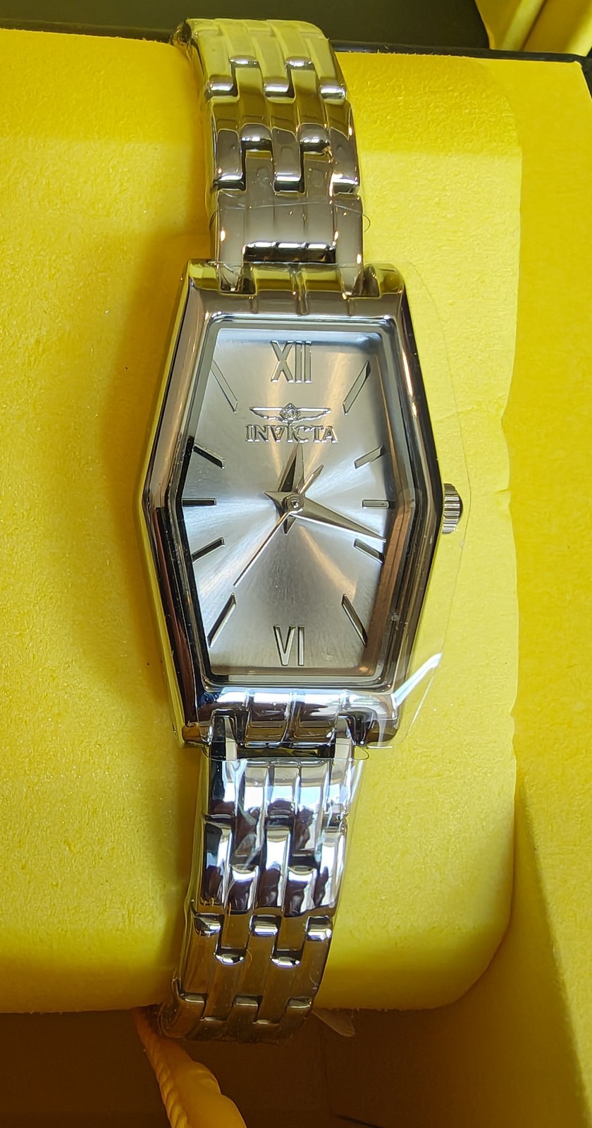 Invicta Angel Women’s Quartz Watch Silver Dial Stainless Bracelet