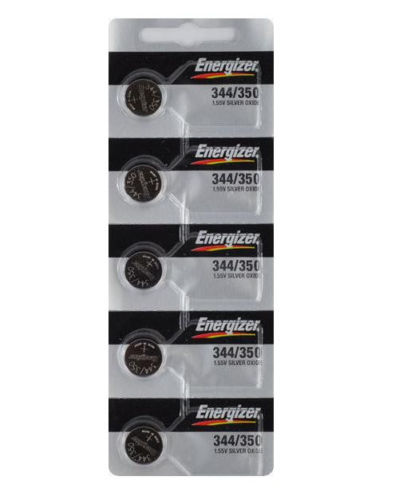 5 NEW Energizer 344/350 SR1136SW Silver Oxide Watch Batteries 1.55V-