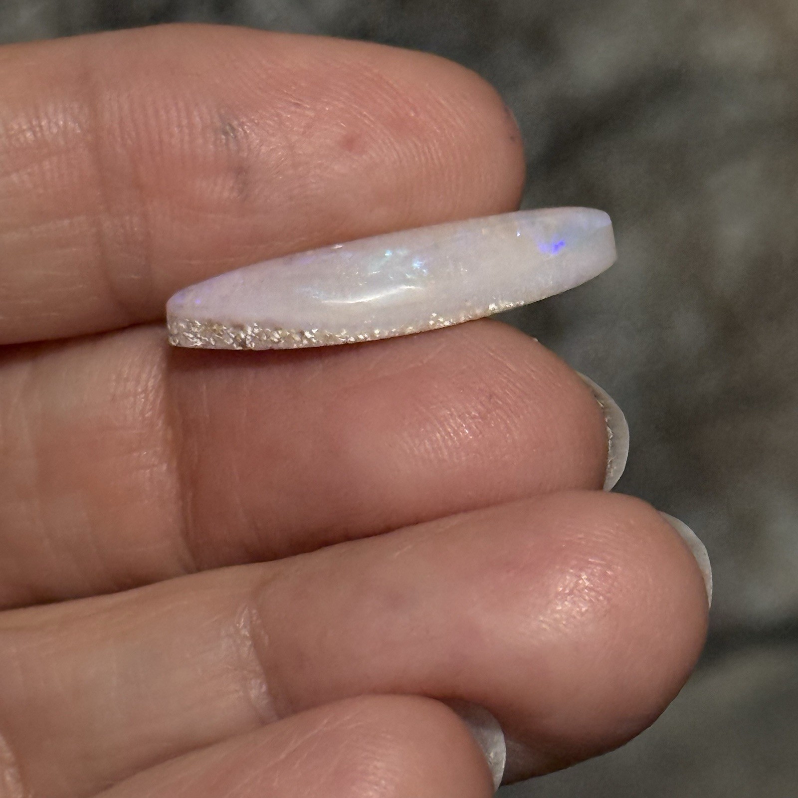 6.2ct 25.8×8.5×4.7mm Fine Natural Australian Crystal Pipe Opal Cabochon Gem