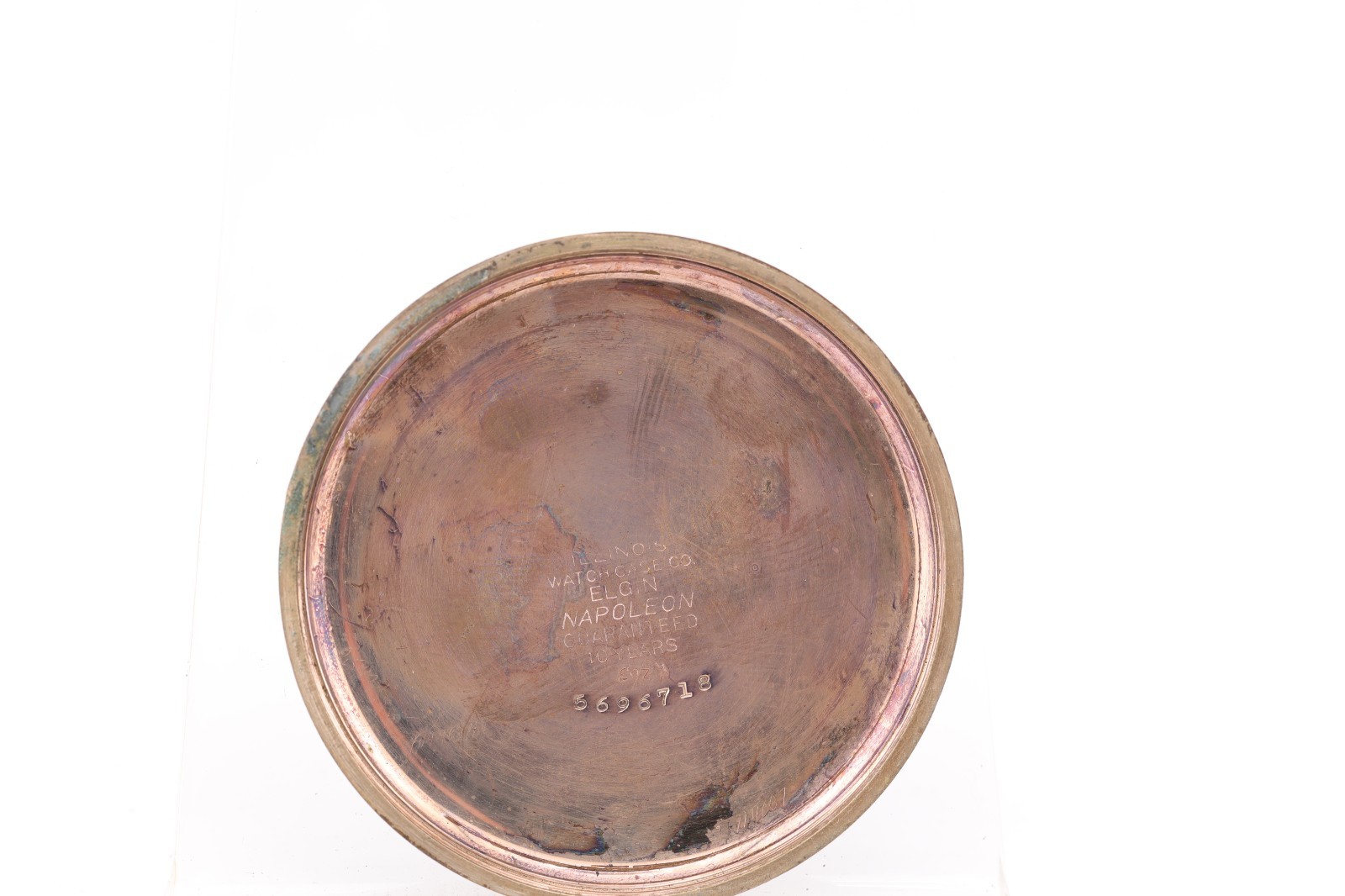 ELGIN 291, 16s 7j, NAPOLEON 10yr GF POCKET WATCH, 20876991, FOR REPAIR (JX)