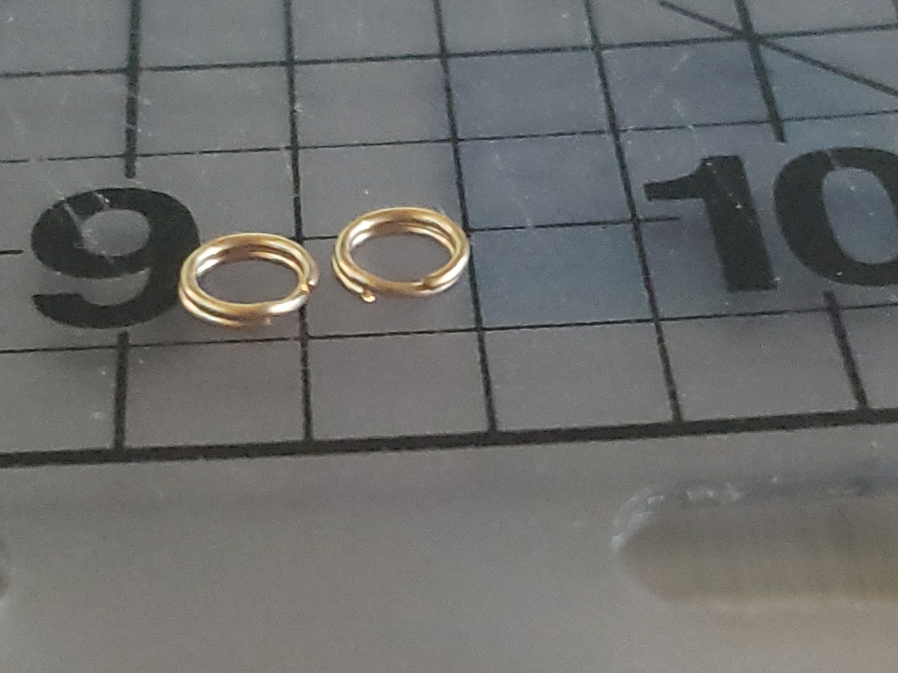 2 Pc 5mm 14k Solid Yellow Gold Round Split Jump Ring
