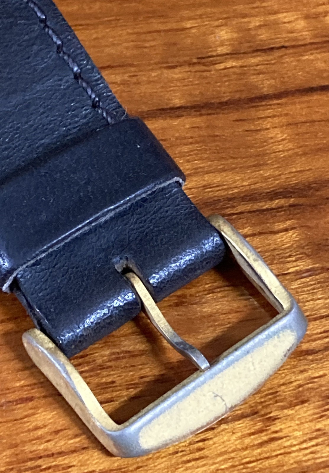 Raketa perpetual calendar watch from USSR, with leather band stamped “CCCP”