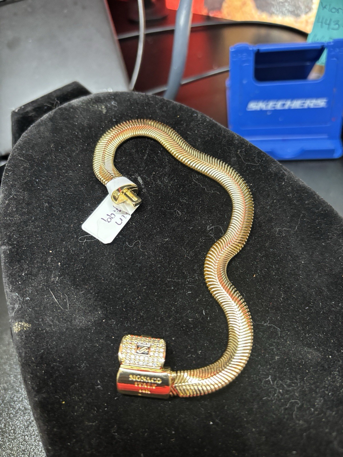 1/20 14k gf gold filled Stamp Monaco Snake bracelet