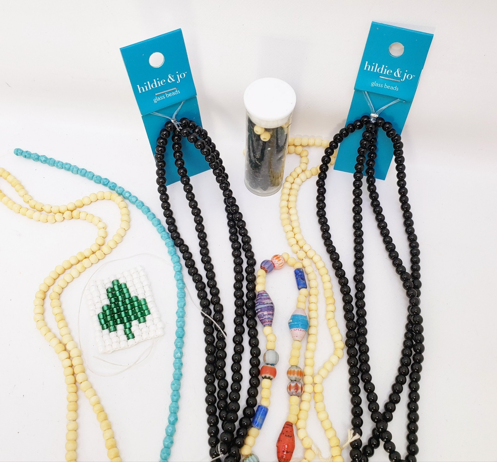 Lot of Glass Bead Necklaces Hildie & Jo and Other Beads Plus FREE Beads