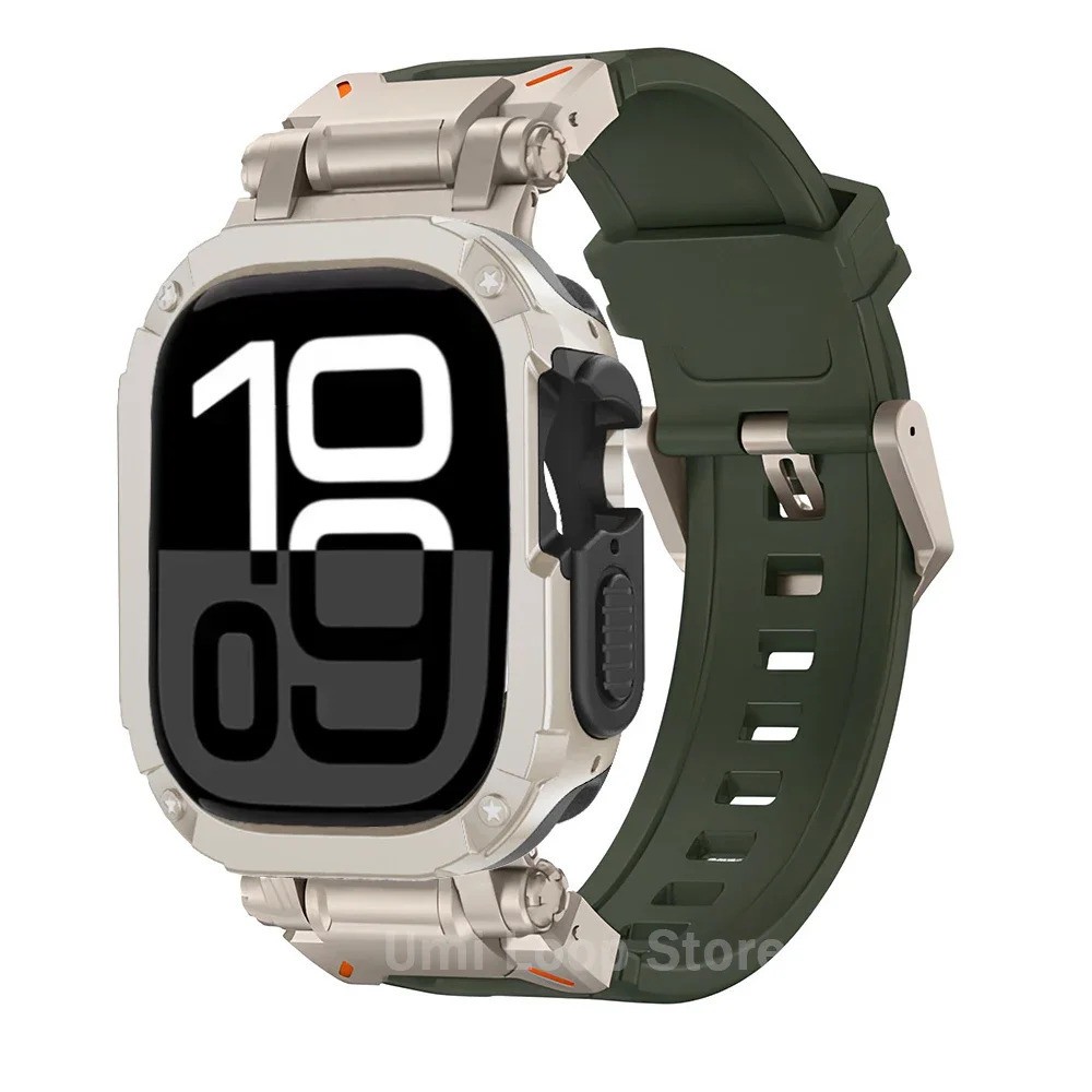 Band Case for Apple Watch 49mm 46mm 45mm 44mm Series 11 10 9 8 7 SE Ultra iWatch