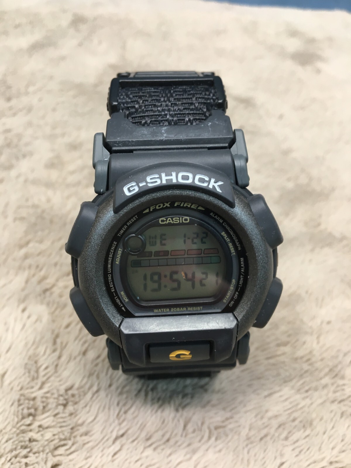 Vintage Casio G-Shock DW-003E-1BT Ethno G FOX FIRE Watch Very Rare