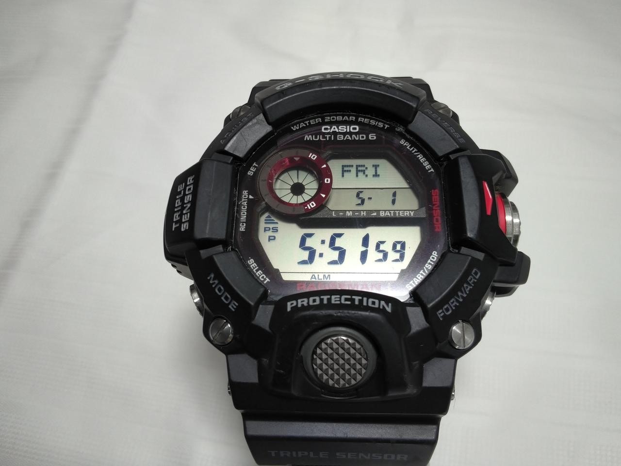 Radio Solar G SHOCK Rangeman Model GW 9400 CASIO