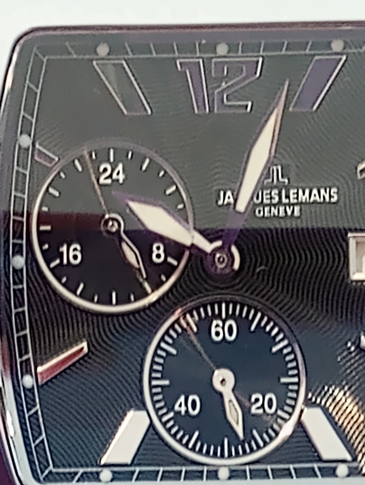 JACQUES LEMANS G120 MENS WATCH GENEVE SWISS 5 ATM SAPPHIRE CRYSTAL