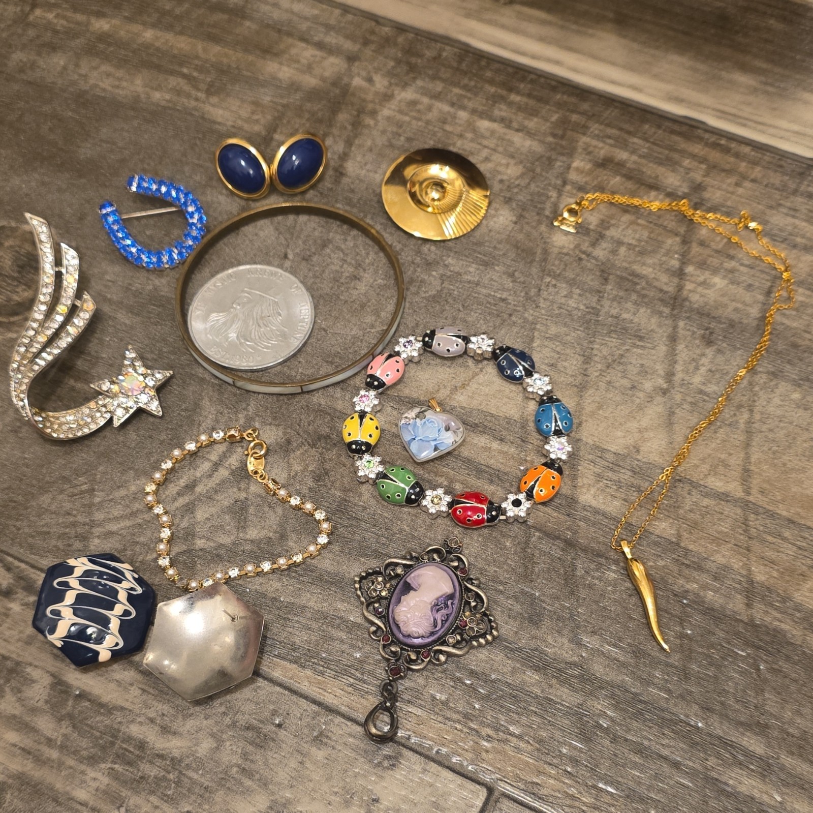 Vintage To Now Jewelry Lot Necklaces Bracelets Rings Earrings And More