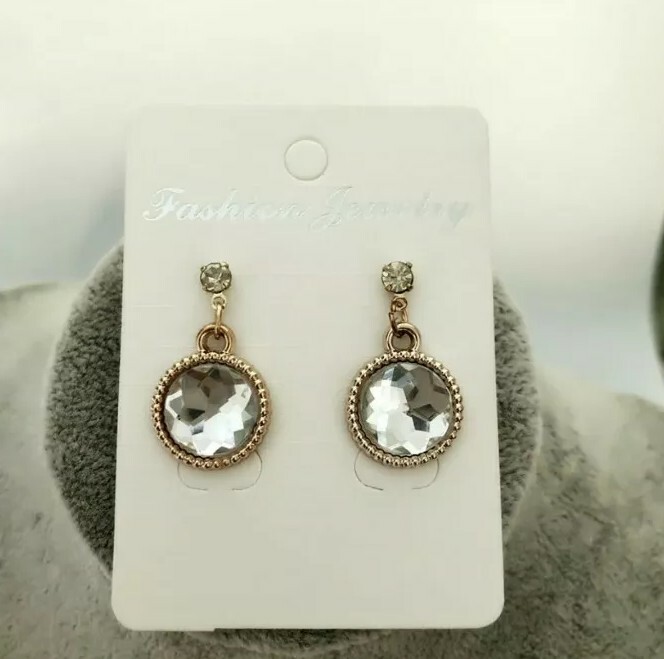 New Simple 5 Colors Round Small Women Earrings Fashion Personality Dangle Stud