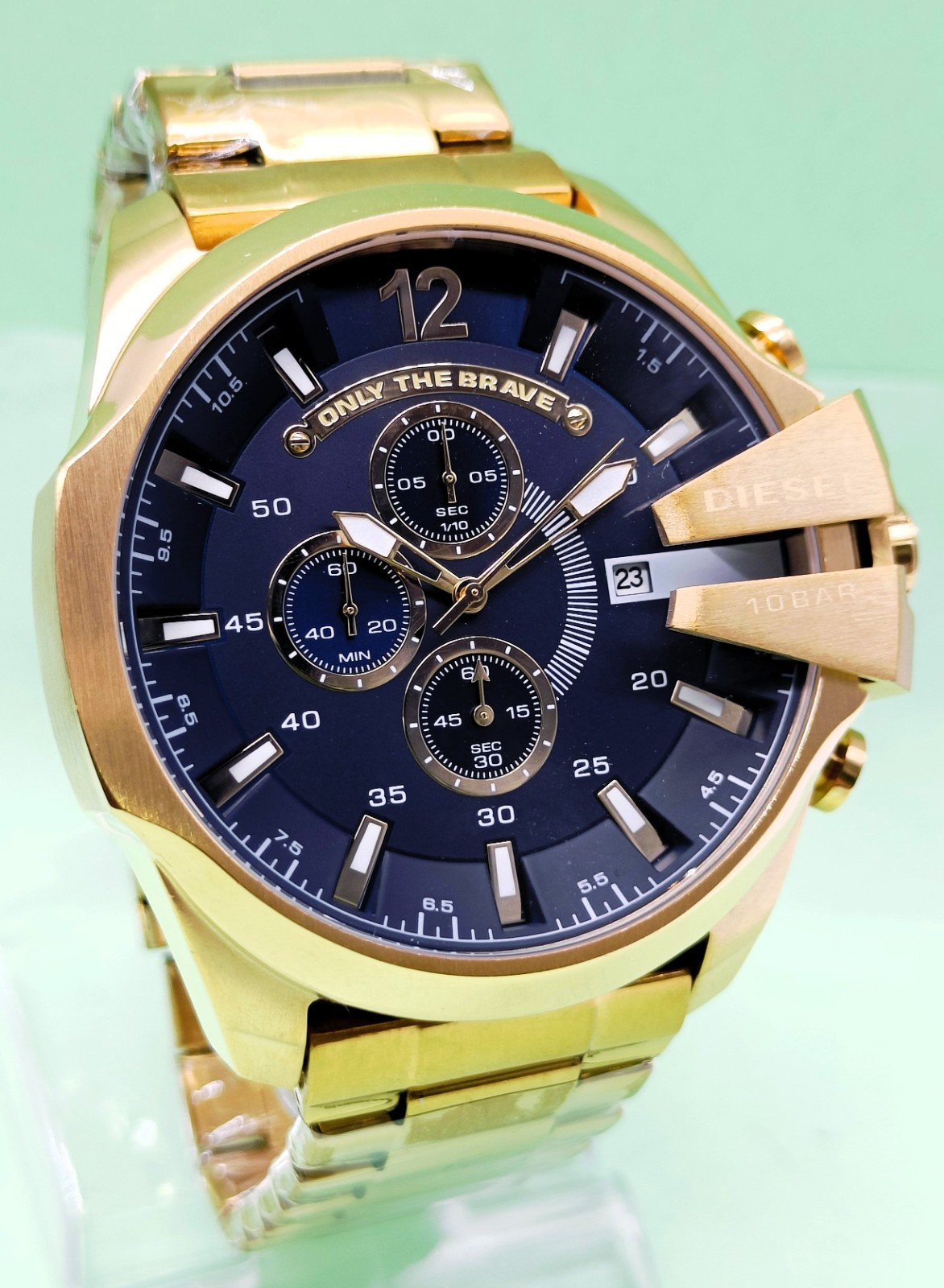 Awesome Diesel 10 Bar “ONLY THE BRAVE” Chronograph Quartz Men’s Wrist Watch