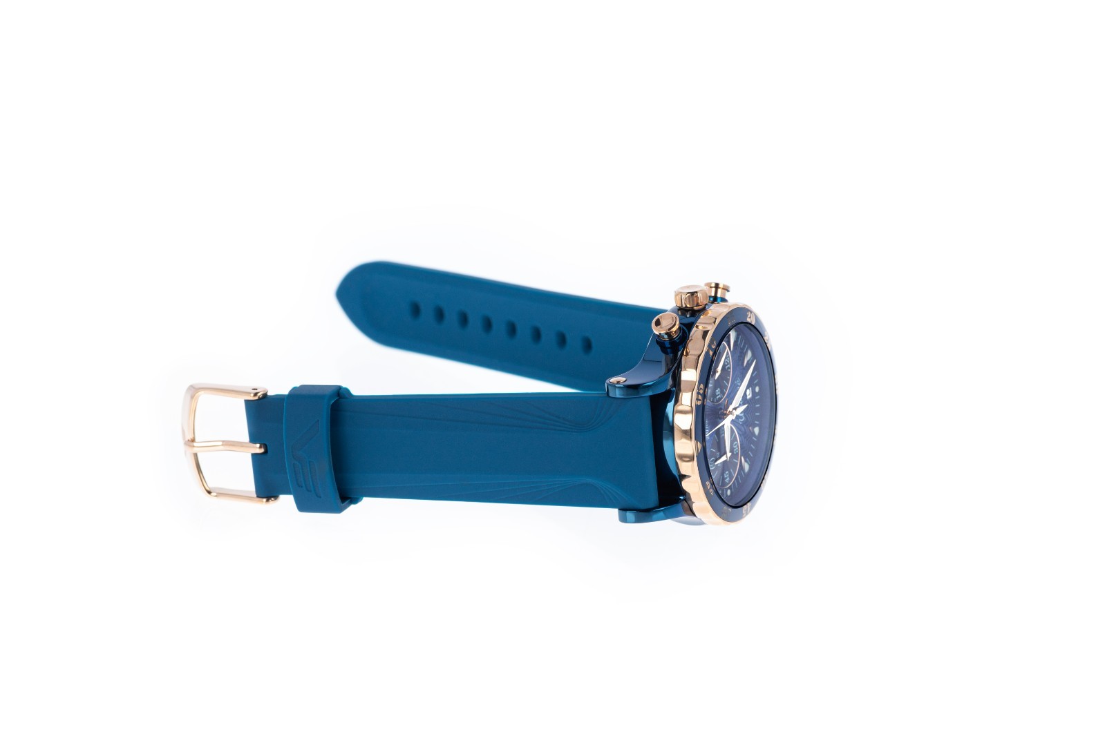 Vostok Europe Undiné Chronograph VK64-515E628 Blue Mecha-Quartz Diver Watch 39mm