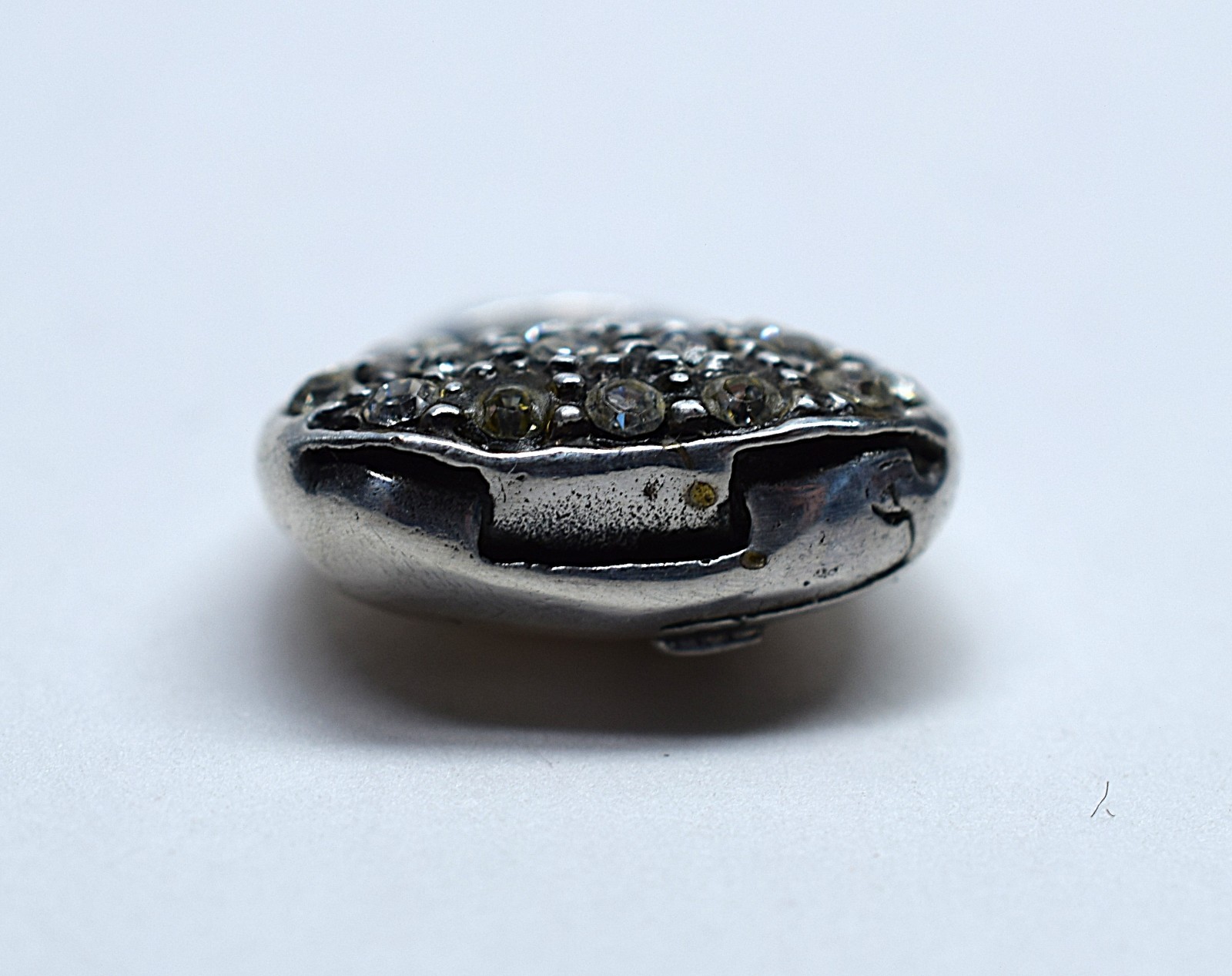 Sterling Silver Purse Charm – Pavé Rhinestones – .925 Marked – 1.95g Jewelry