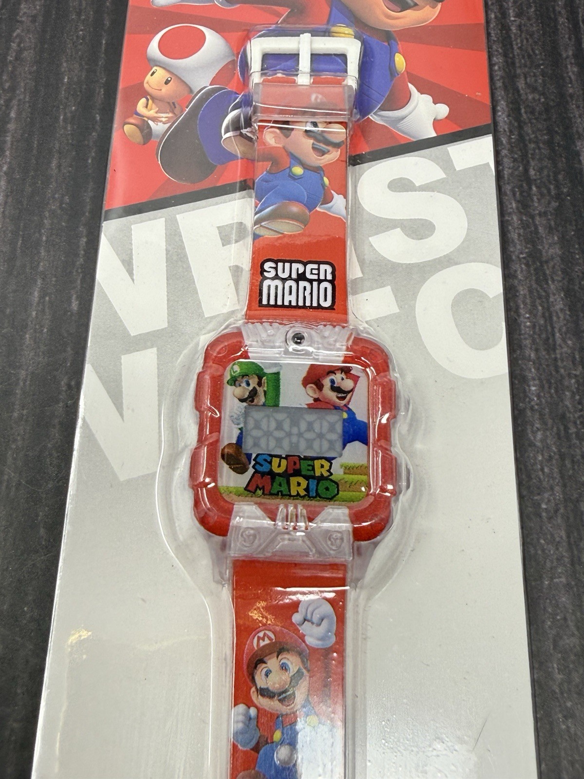 Super Mario ACCUTIME LCD WATCH New SEALED NINTENO SUPER MARIO BROTHERS