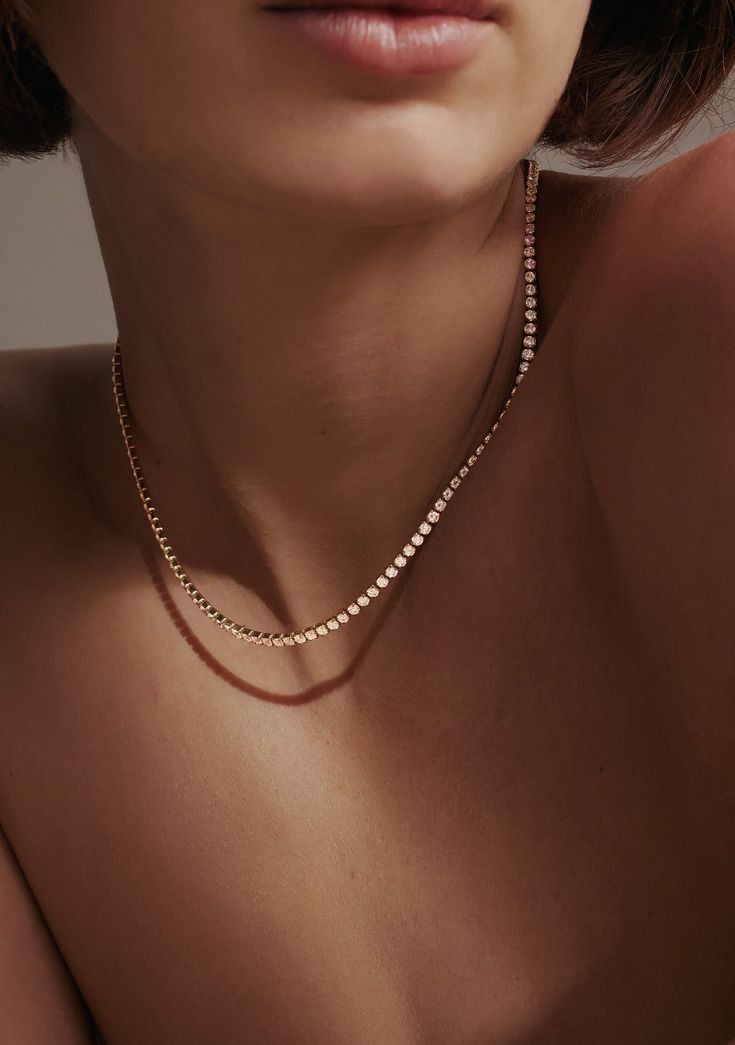 15Ct D/VS Lab Grown Round Diamond Tennis Necklace In Yellow Gold Plated 18″ Inch
