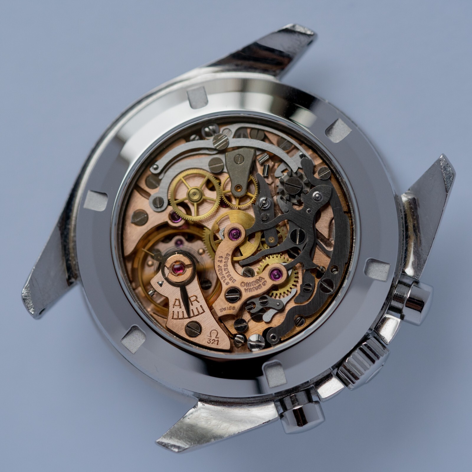 Sapphire Exhibition Caseback for the Omega Speedmaster