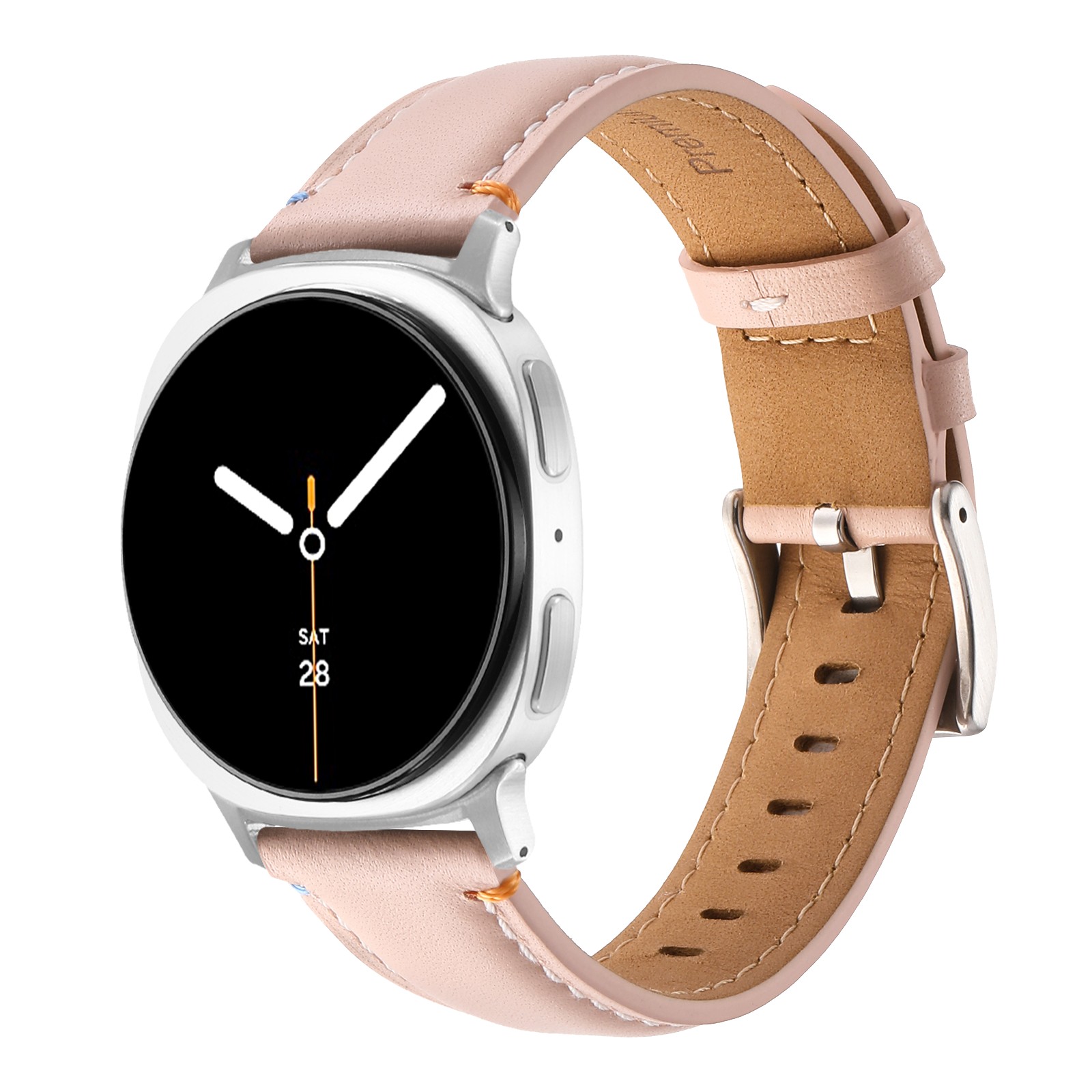 Bands for Samsung Galaxy Watch 8/8 Classic/7/FE/6/5/4 Soft Leather Strap