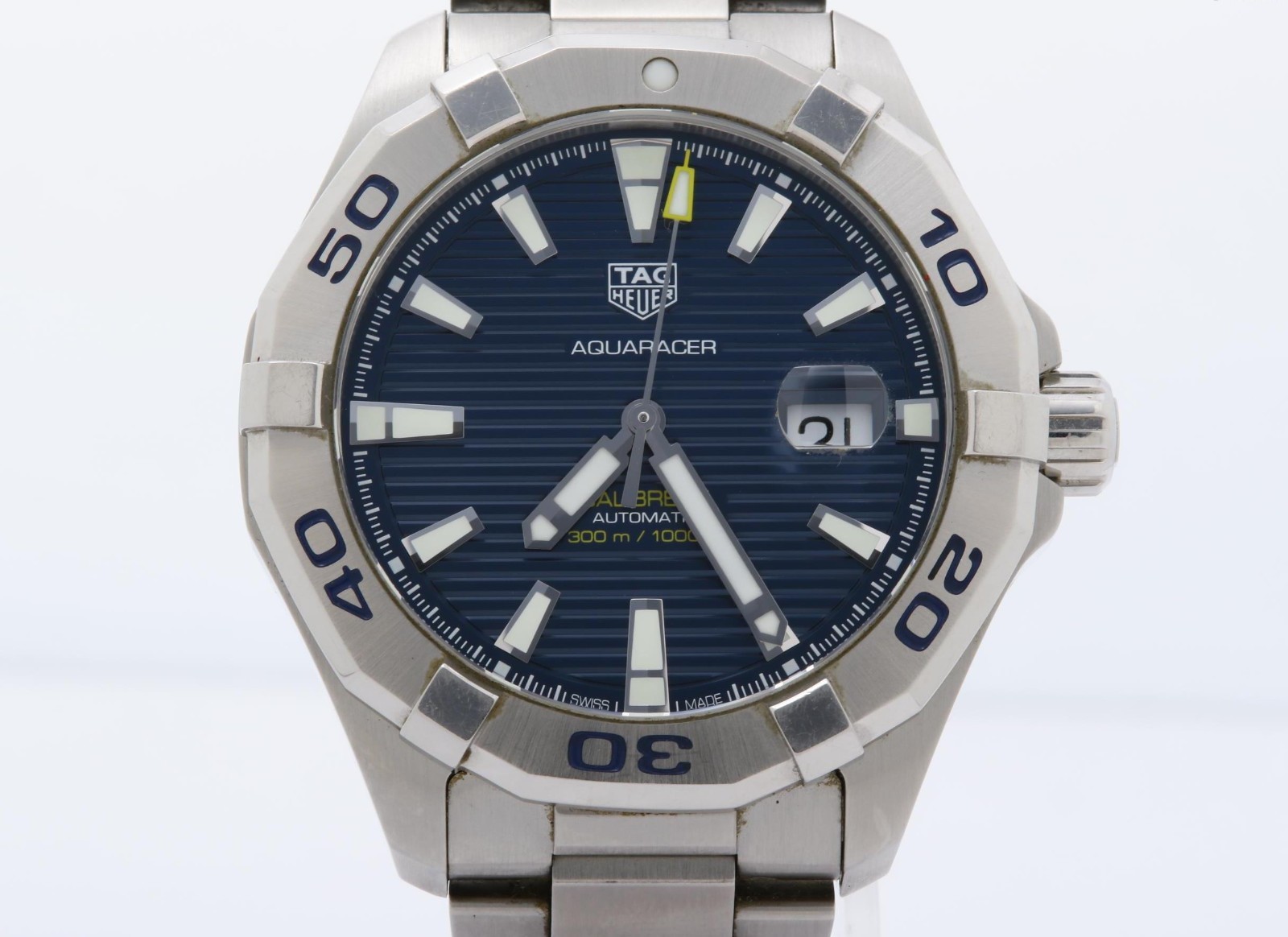 TAG Heuer Aquaracer WAY2012 43mm Blue Dial Automatic Stainless Steel