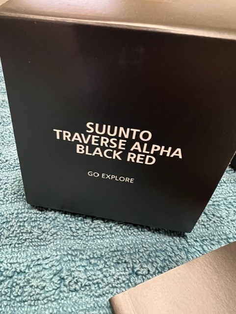Suunto Traverse Alpha Black Red Smart Watch – GPS – Amazing Condition!