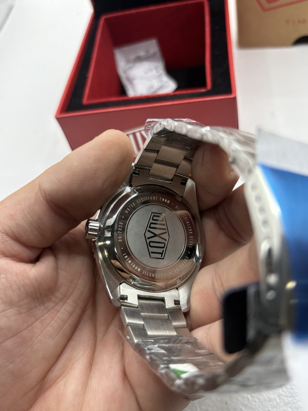 Genuine Duxot Automatic Tiburon DX-2036-33 White New in Box