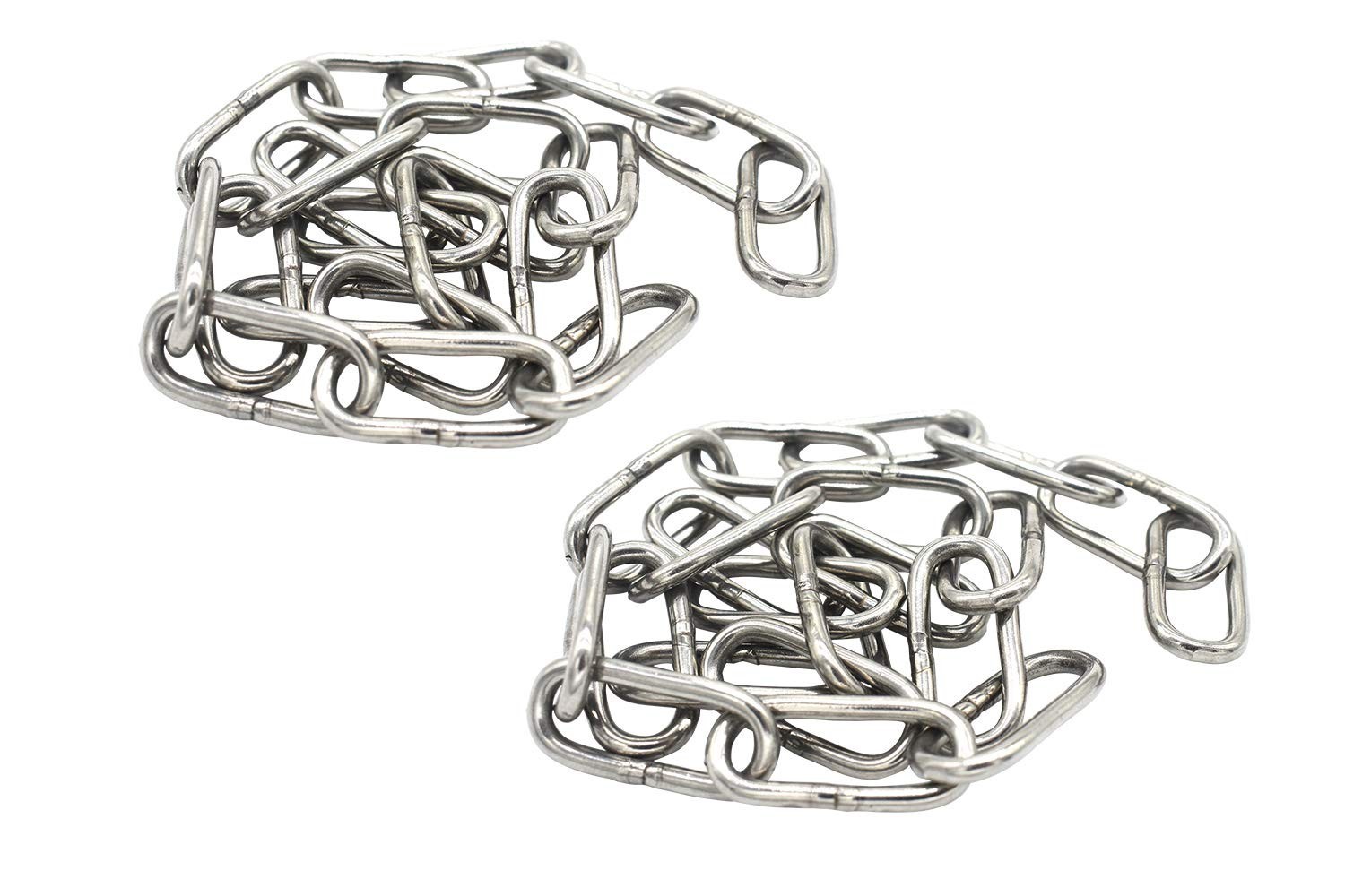 Polished Light Duty Stainless Steel Chains – 20” Long, Ideal for Everyday Use