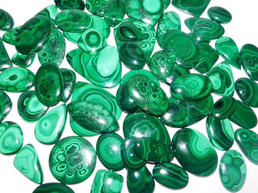 Natural Malachite Handmade Loose Gemstone Lot Malchite Stone Lot Wholesale Lot