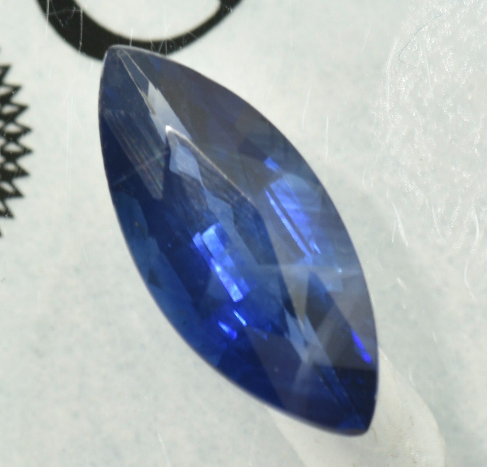 G I A Certified 1.83 ct. Natural Blue Sapphire Loose Marquise