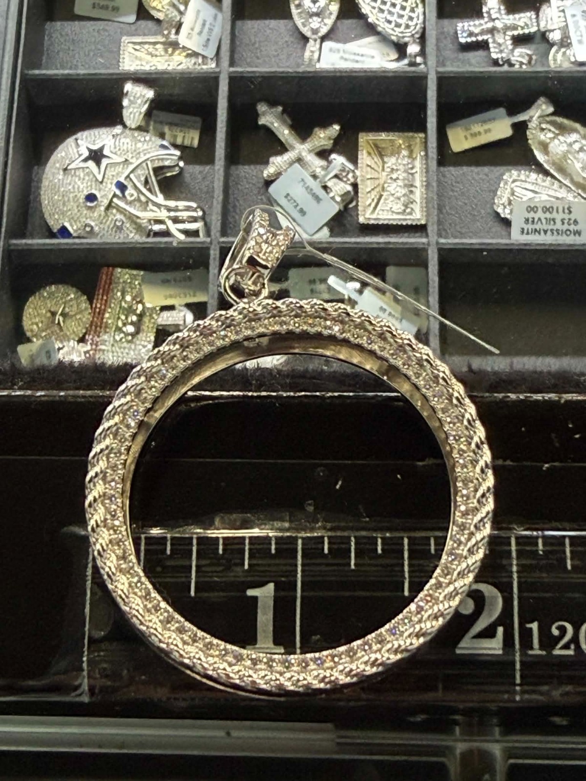 Sterling Silver Moissanite Bezel For 1oz Silver Libertad Centenario Mexico Coin