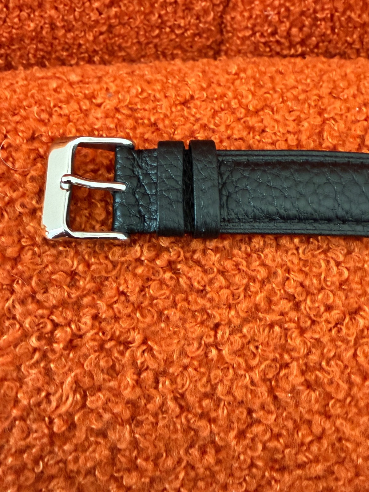 Rare 1979 Timex Marlin with Blue Dial 285691 Mechanical Mechanism Leather Strap
