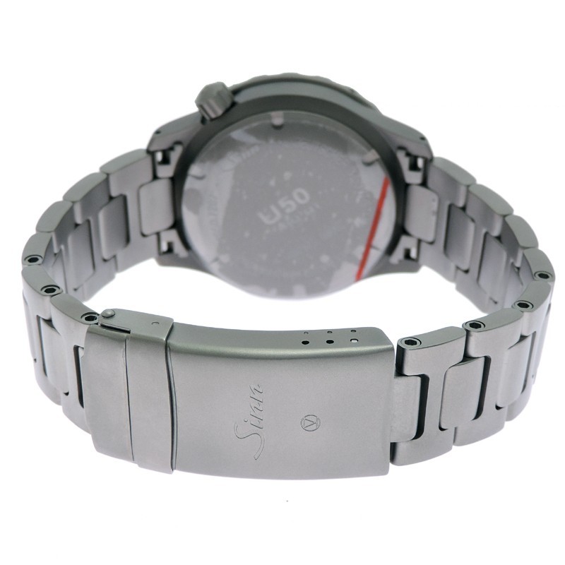 Sinn U50 DS Limited Edition Fully Tegimented on H-Link Bracelet Gray Dial 41mm