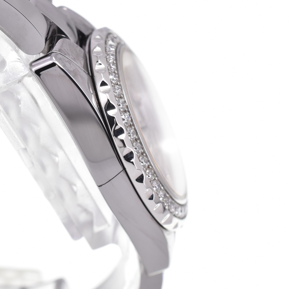 CHANEL J12 H3402 diamond Silver Dial Quartz Ladies Watch E#146466