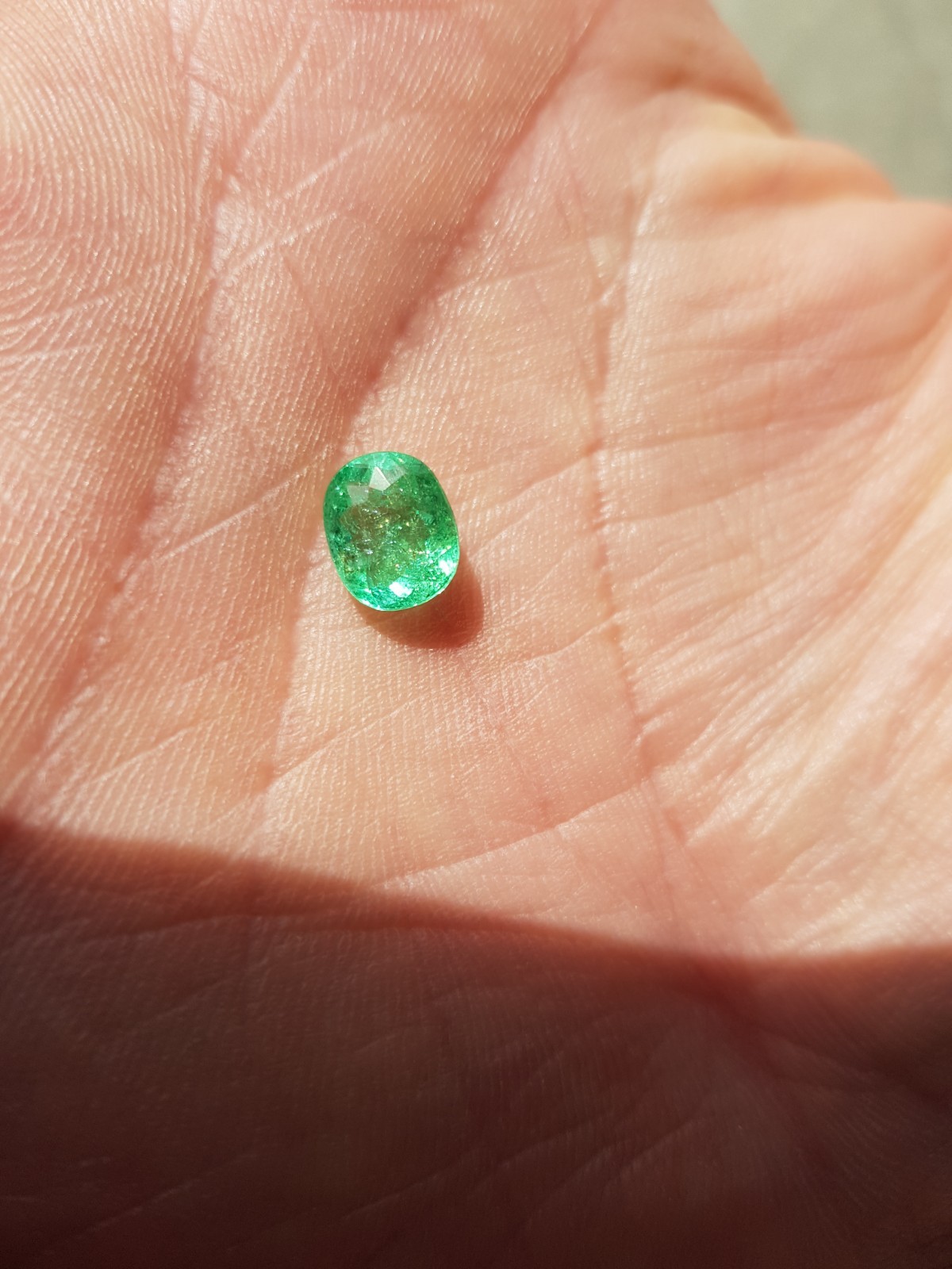 cert. COPPER PARAIBA TOURMALINE 2,09ct NEON GREEN BLUE
