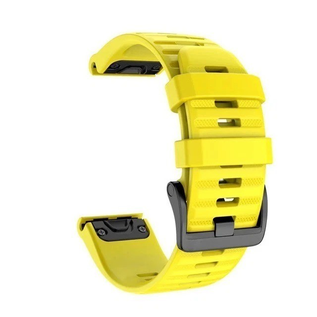 For Garmin Fenix 3 5X 6 Pro 6X 7 7X Sapphire Quickfit Silicone Watch Band Strap